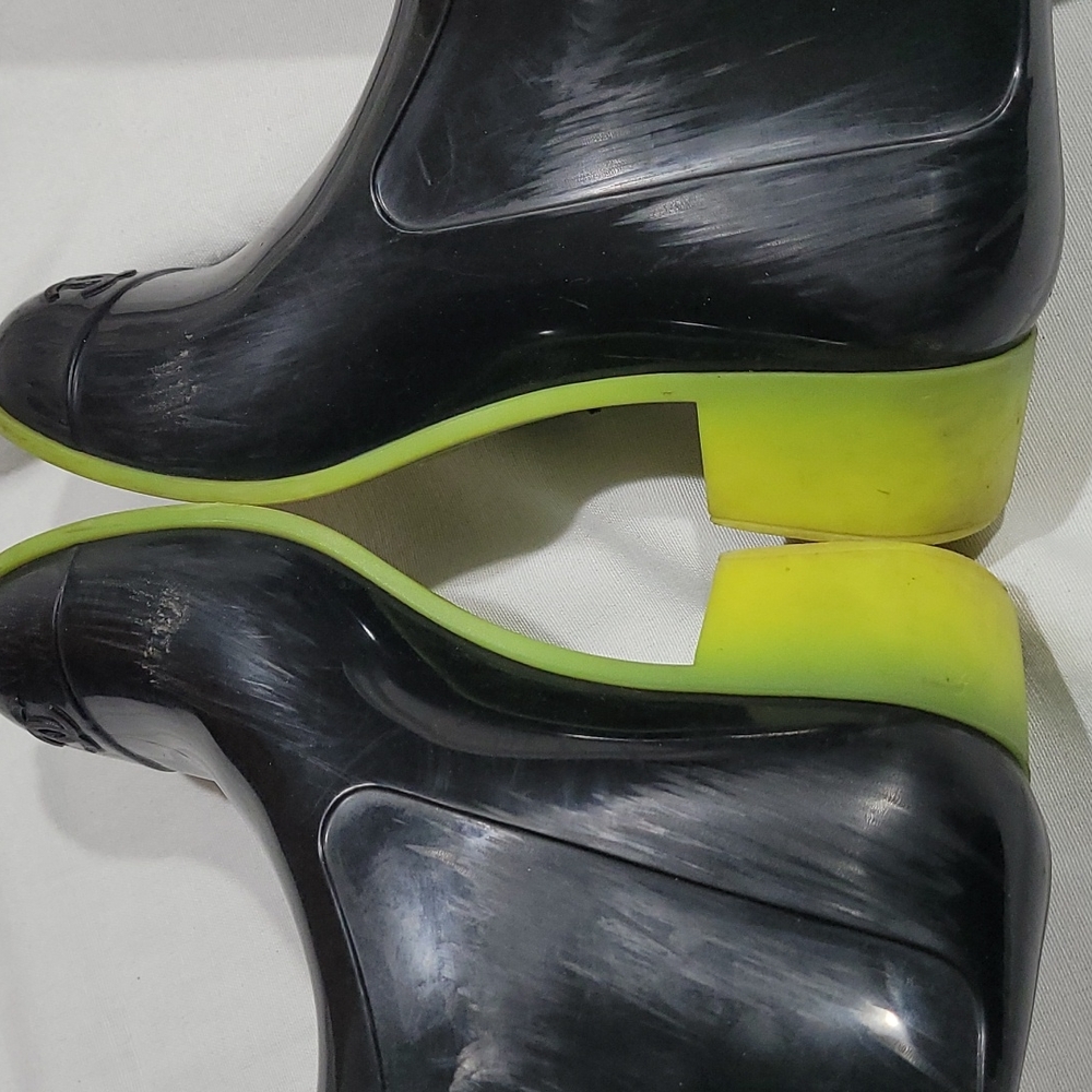 Chanel rain boots EU37 rubber - Picture 6 of 16